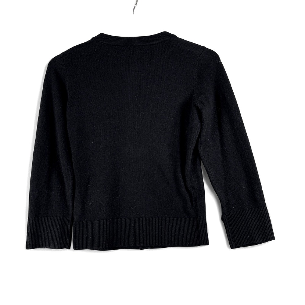 Kate Spade Womens Black Cardigan Bow Sleeve Sweater Sz XS - Picture 5 of 5